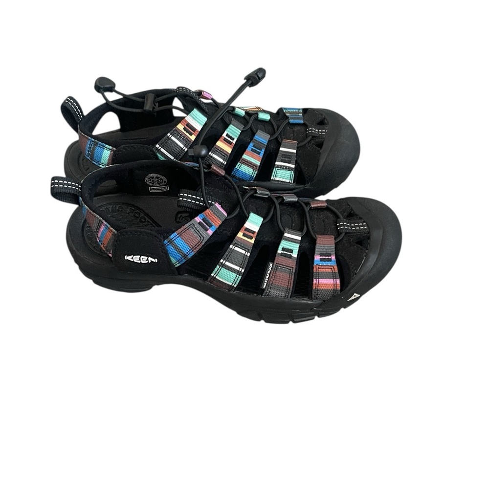 KEEN Newport H2 Women Water Hiking Sandals Raya Black Size 7 - Picture 4 of 6